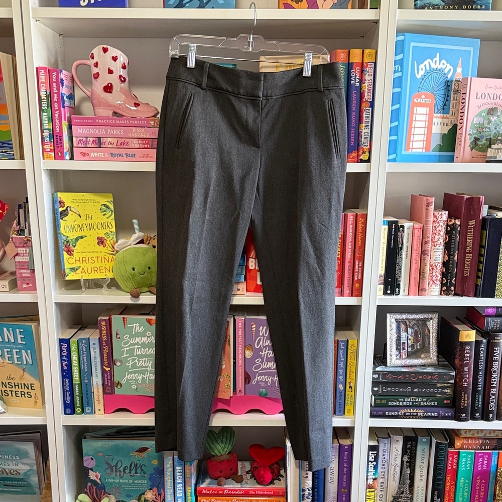 LOFT Gray Julie Straight Women's Pants